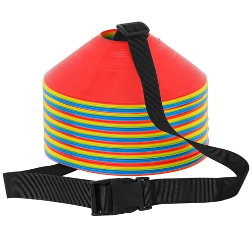6.5 Feet Strap Cone Carrier,Sport Cone Carrying Strap for Soccer Training and Agility Practice - color: Black