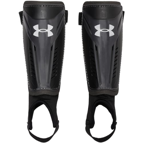 Under Armour Youth Soccer Shin Guards Challenge Shin - color: Black/Castle Rock, size: Large