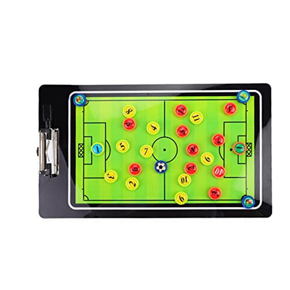 Dilwe Soccer Magnetic Board,Football Coaching Board for Competition Training Teaching Coaching