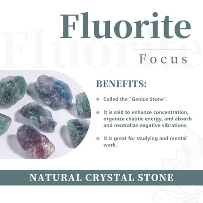 Rockcloud 1 lb Tumbled Polished Stones Gemstone Supplies for Wicca,Reiki,Healing Crystal,Fluorite - color: Green&purple