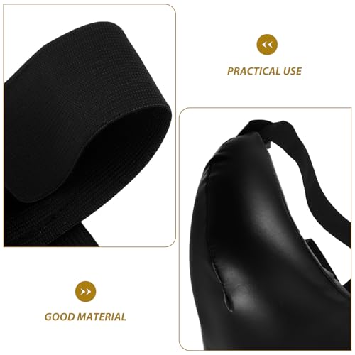 Boxing Groin Protector for Black Breathable Elasticity Crotch Guard Integrated Fighting Groin Guard Suitable for 110-149cm Martial Arts Training