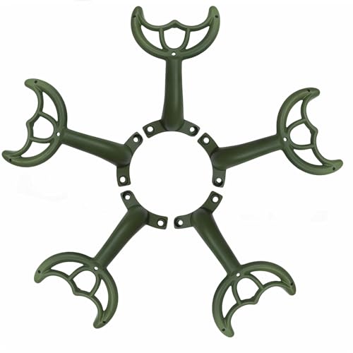 5 Pcs 52’’Ceiling Fan Blades Arms Replacement,Ceiling Fan Blades Arms Replacement Parts Mounting Bracket Kit for Replacing The Worn Fan Blades,Keep The Balance and Good Performance (Green) - color: Green