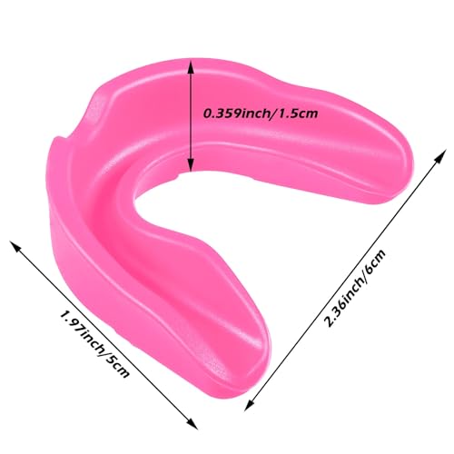 Frienda Adult Mouth Guards for Sports with Case - color: White,pink