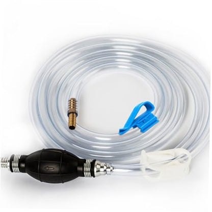 Manual Suction Hose Set for Home and Vehicle, Practical Guide Oil Tube and Water Siphon Pump, Sturdy Suction Hose for Fuel, Aquarium, and Water Transfer