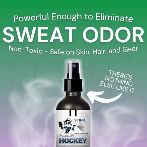 The Stink Solution Hockey Odor Eliminator Spray, Unscented, 16 oz & 4 oz - size: 10 Fl Oz (Pack of 2)