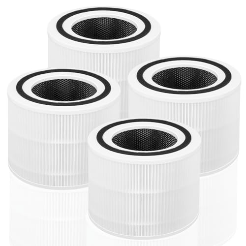 Core 300-P Replacement Filter for LEVOIT 300 Core 300 Air Purifier, 4-Pack, White, 3-in-1 Core 300-RF Efficient Filter by APPLIANCEMATES - color: White, size: 4 count