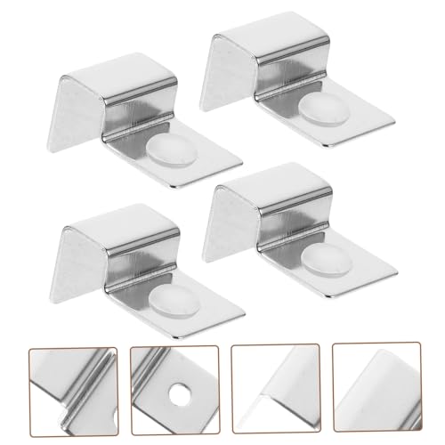 BESPORTBLE Stainless Steel Support Bracket Aquarium Lid Handle Holder Fish Tank Mounting Clip 10mm Clips Set