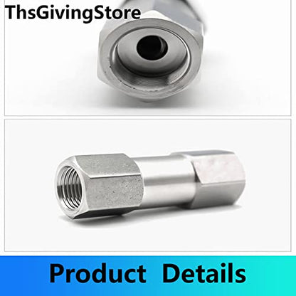1/8 1/4 3/8 1/2 Inch G Female Thread 304 Stainless Steel Check Valve One Way Non-Return Valve for Water Oil Gas - size: 3/8 Inch