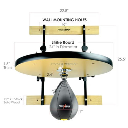 Speed Bag Platform Kit - Heavy Duty Boxing Training Equipment with Punching Ball, Adjustable Height for Home Fitness, Suitable for Boxing and Fitness Enthusiasts