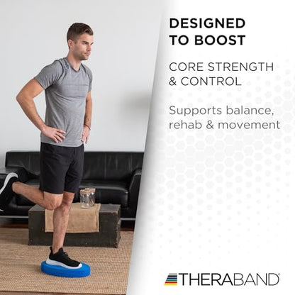 THERABAND Stability Trainer Pad - color: Blue - Soft- Intermediate, size: Single