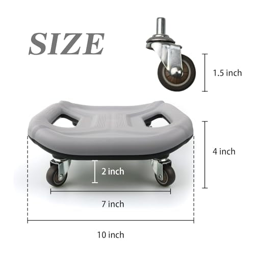 ab roller wheel Abdominal Abs Training Machine Equipment, Ab Wheel Roller Exercise for Home Gym, Waist Strength Trainer with a Kneel Mat (Grey)