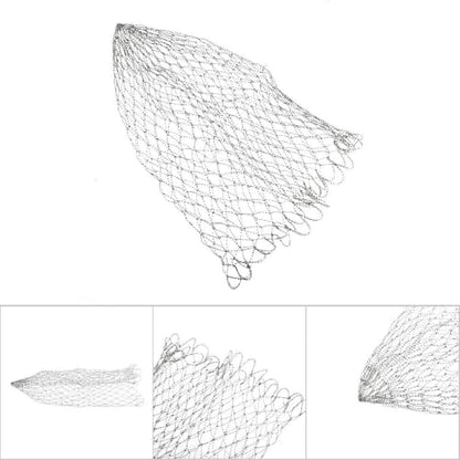‌Fishing Landing Net Replacement Nylon Mesh Catch & Release Net for Bass/Trout - size: 60×80cm