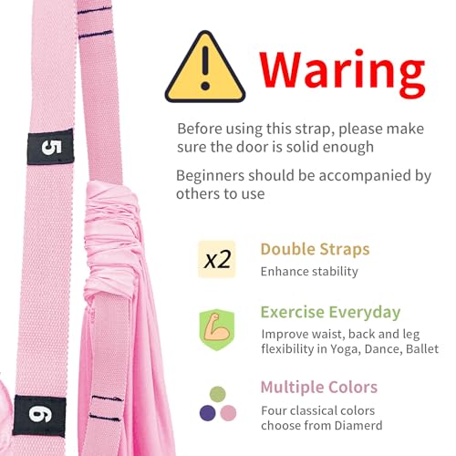 Leg Stretcher Strap, Adjustable Door Flexibility Trainer