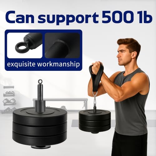 Arm Wrestling Training Strap, Hand Grip Forearm Strengthener - color: Black Wrist strap&Loading pin