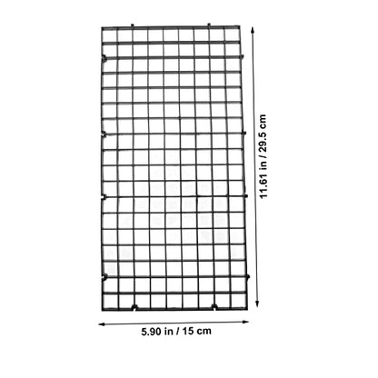 WOONEKY 10pcs Fish Tank Grid Isolation Tray for Breeding Aquarium Supplies Egg Crate Bottom Divider Durable Panel for Fish Survival Rate Increase