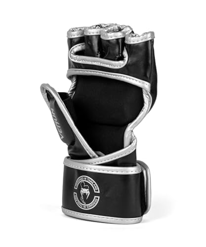 Venum Venum Challenger 2.0 MMA Gloves - color: Black/Silver, size: Large-X-Large