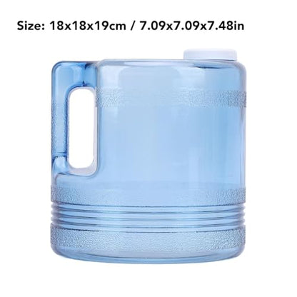 4L Water Plastic Carafe for Distiller PP Distilled Water Replacement Collection Bottle Distiller Water Container for Home Beauty Countertop