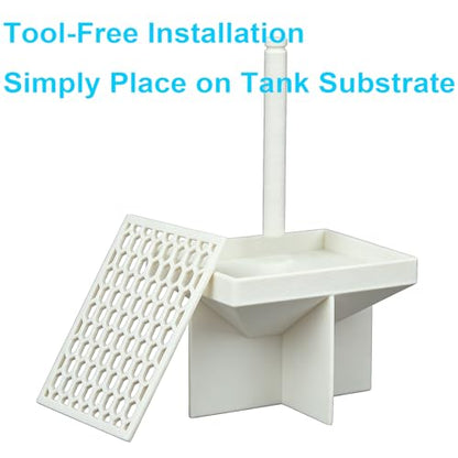 Hatchery Box Accessories for Fluval for Egg-Laying Fish Breeding, Bottom Grid, Viewing Window, Use with Sphagnum Moss
