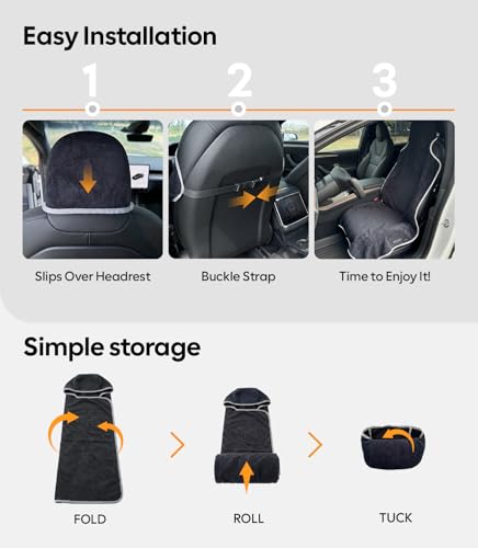 Wigoo Car Seat Cover Towel, Waterproof, for Use After Gym, Black, 2 Pack - color: Black, size: 2 Pack