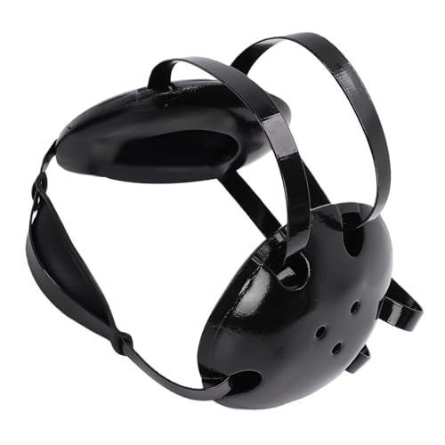 Wrestling Headgear Wrestling Ear Guard Head Gear with Chin Cup 3 Hole Breathable NBR Sponge Protective Soft Fit for Jiu Jitsu MMA BJJ Youth Adults