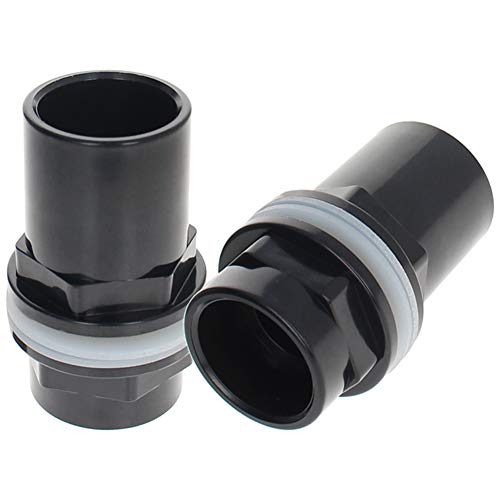 MroMax 32mm/1.26" ID PVC Aquarium Water Pipe Connector Joint Straight Tubes Hose Connector Fish Tanks Accessories 1pcs - size: 1pcs 32mm