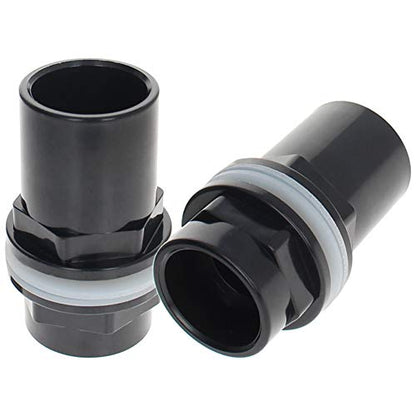 MroMax 32mm/1.26" ID PVC Aquarium Water Pipe Connector Joint Straight Tubes Hose Connector Fish Tanks Accessories 1pcs - size: 1pcs 32mm