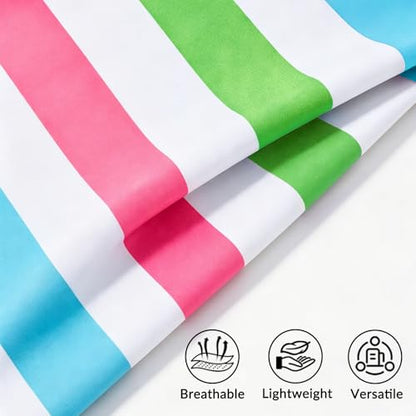 Exclusivo Mezcla Microfiber Quick Dry Large Beach Pool Towel - color: Stripe-colorful, size: 30" x 60"