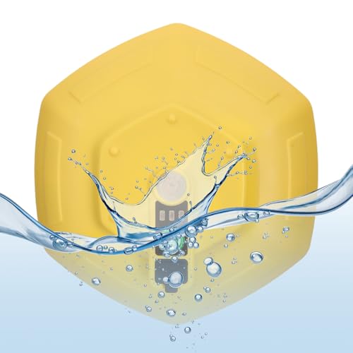 Floating & Rechargeable Bait Bucket Aerator IPX7 Waterproof Type-C Charging Quiet Bubbler for Live Bait Buckets & Fish Tanks 5-30 Gallons