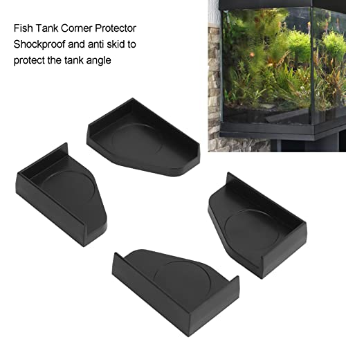 GLOGLOW Fish Tank Corner Protector, Aquarium Glass Angle Cover Plastic for Home