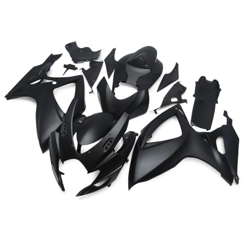 Matte Black ABS Plastics Fairing Kit Fit for Suzuki GSXR600 GSXR750 2006 2007 K6 06 07 Injection Mold Bodywork Body Kits - size: Style 19