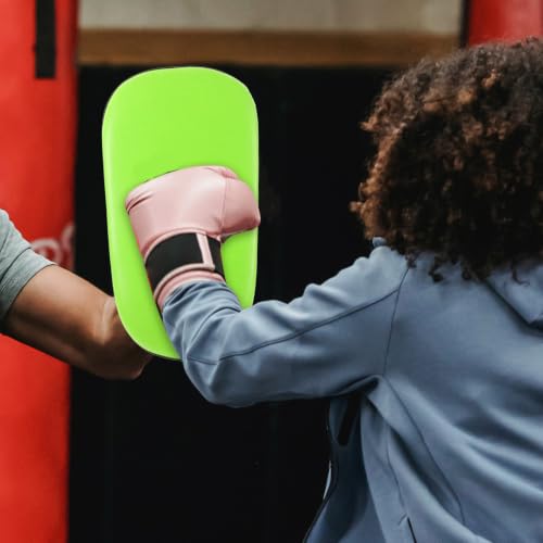 Luxshiny Adjustable Height Pu Curved Kickboxing Punching Pad for Muay Thai Sessions and Intense Workouts, Easy to Assemble Boxing Focus Mitt Large Kicking Target for Martial Arts Training