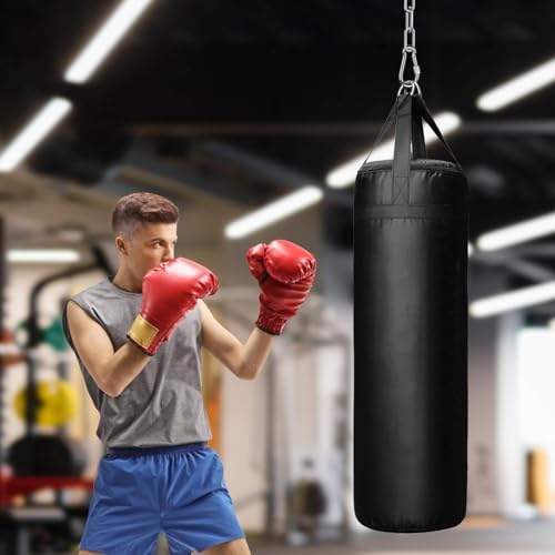 SELEWARE Stainless Steel Punching Bag Chain with Carabiners - color: 20" Chain – 2 Pack