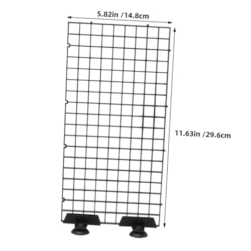 HANABASS 4sets Fish Tank Divider with Clips Aquarium Isolation Board and Bottom Grid Plastic Grate Panel for Easy Separation and Clean Water Management