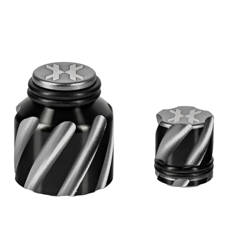 HK Army Elite Thread Protector Fill Nipple Cover for Air Tanks - color: Pewter, style: Orbit