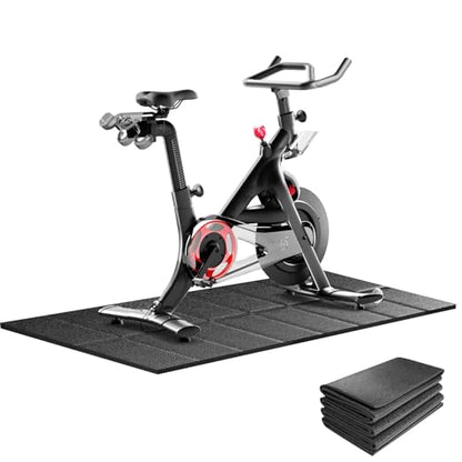 THAILE Exercise Bike Mat for Peloton, 63" x 30" x 4mm Floor Protector | Stability & Cushioning Reduces noise and vibration under Peloton-compatible bikes, spin bikes, treadmills and walking pads. - size: 63"L x 30"W x 0.16"Th