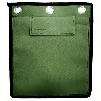 Wing Chun Wall Bag Canvas Leather Punch Bag for Kung Fu Boxing Training | Reinforced Stitching for Long-Lasting Durability - color: GREEN
