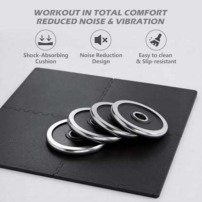 ZENY 24 Pack Puzzle Exercise Mat, 1/2'' Interlocking Foam Floor Mat, Gym Flooring Mat, Home Gym Workout Exercise Equipment Mat