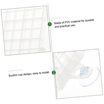 Generic Aquarium Isolation Panel Spliced Lattice Plate Grid Board for Fish Tank Dividers Random Color