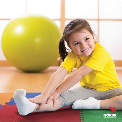 Norsk Reversible EVA Foam Play Mats, Rainbow Pack, 18-Pack