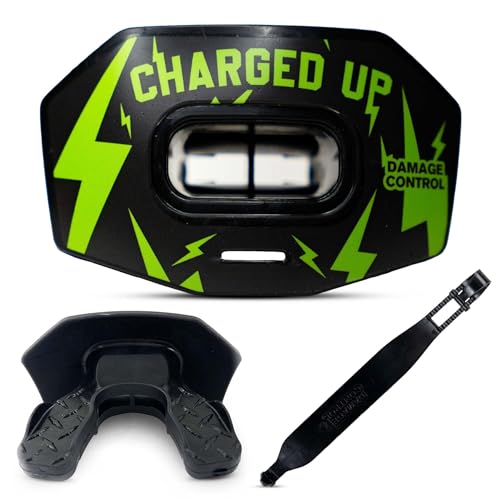 DAMAGE CONTROL Youth Football Mouth Guard – Charged Up - color: Charged Up