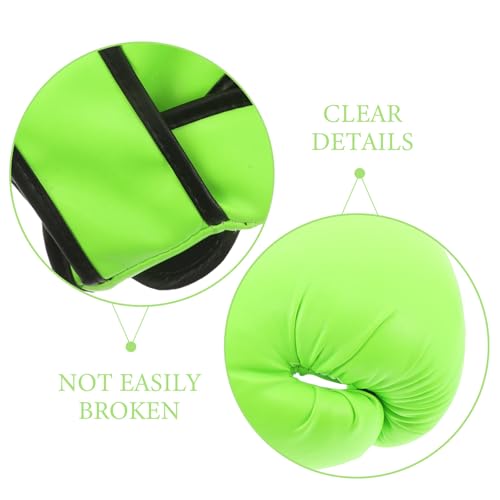 SUPVOX 1 Pair Sports Boxing Gloves Full Punching Blocking Boxing Gloves for Kids Karate Taekwondo Sparring Training Orange - color: Light Green