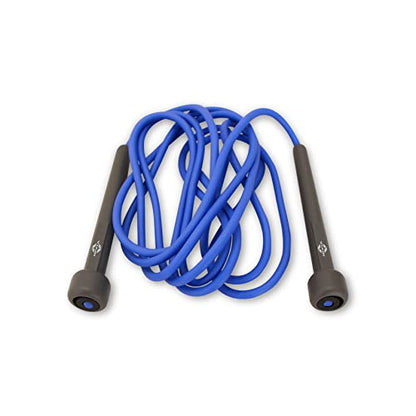NIVIA Skipping Rope for Weight Loss & Cardio | Adjustable Jump Rope for Home Workout, Gym, Boxing & CrossFit | Smooth Rotation, Anti-Slip Handles - color: Blue