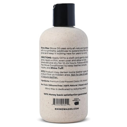 Rhino Wax Baseball Glove Cleaner for Dirt, Grime Removal & Easy Daily Care