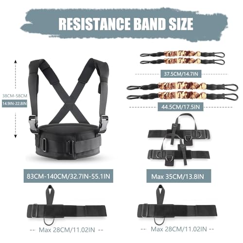 Speed Strength and Agility Resistance Bands - color: 240 lbs