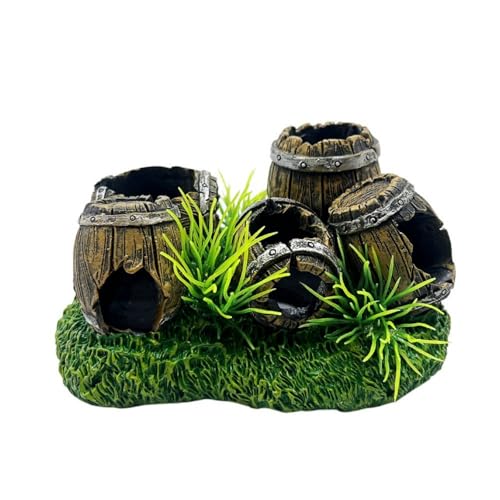 Fish Tank Decorations Fish Broken Barrel Decor Aquarium Decor Ornaments