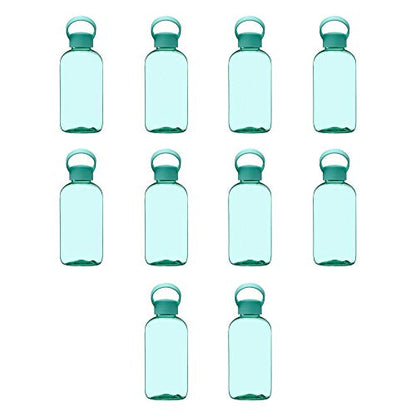 DISCOUNT PROMOS 10 Beau Water Bottles with Handle Set, 20 oz. - Flexi-Grip, Plastic, Drinkware - Mint - color: - Blank - Mint, size: 10 bottles
