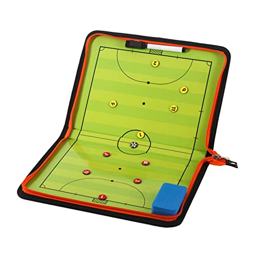 Pure Vie Portable Magnetic Soccer Coaching Board Football Tactics Clipboard | Soccer Strategy Clipboard for Coaches Training and Matches, Dry Erase Whiteboard Football Coach Must Haves with Magnets, Pen - color: 38 Cm X 20 Cm