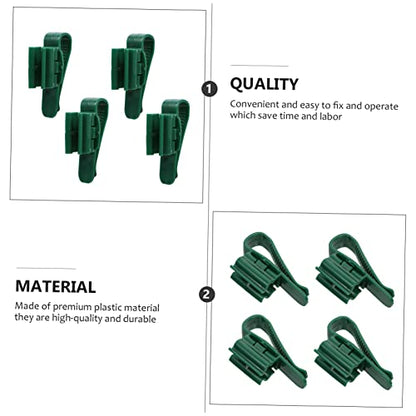 FRCOLOR 8pcs Water Bucket Clips for Fish Tank Multifunctional Aquarium Holder for Hose Pipe and Inlet Outlet Fixing Plastic Clips