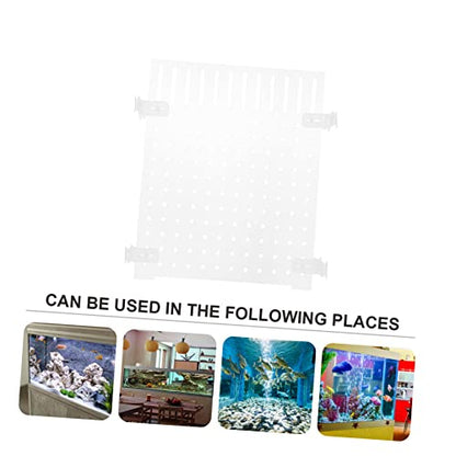 VICASKY Acrylic Aquarium Divider Board with Suction Cups Fish Tank Isolation Panel for Easy Installation and Water Permeability for Betta and Other Fish Separation