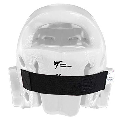 adidas Martial Arts Taekwondo Headgear with Face Shield - color: White, size: Small